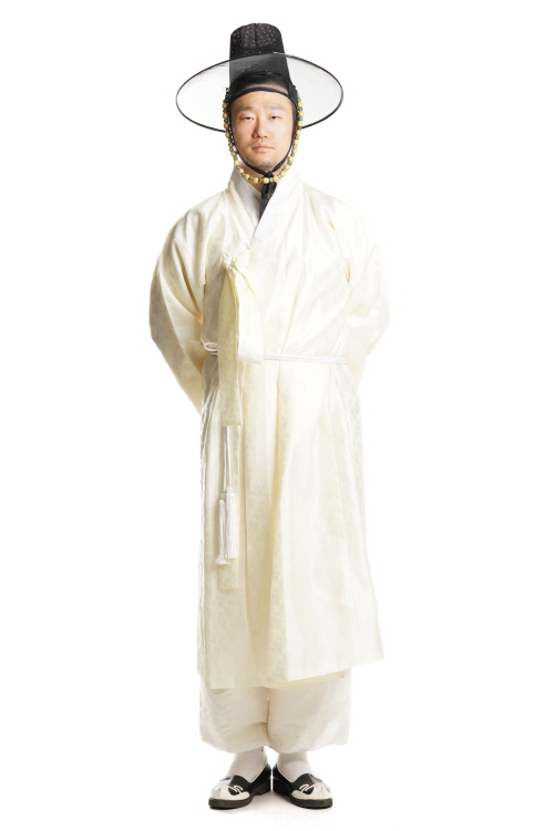 양반도포-아이보리