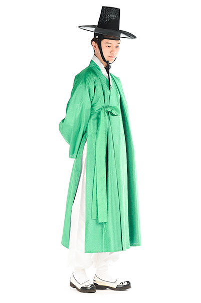 양반도포-녹색