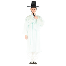 양반도포-하늘색