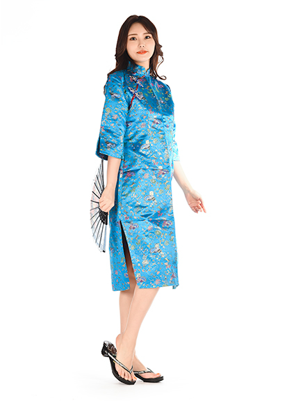 치파오-스카이블루