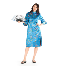 치파오-스카이블루