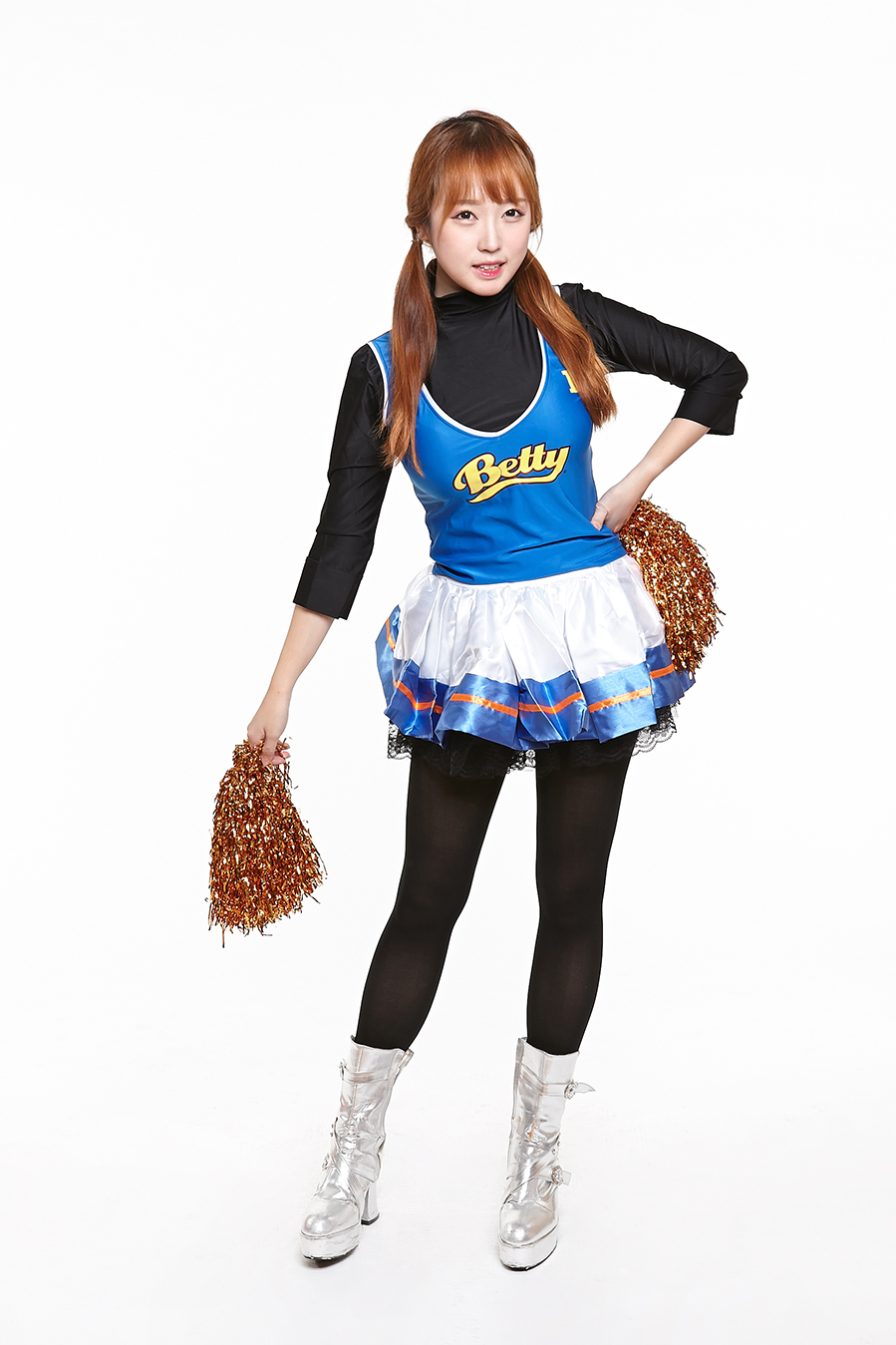 응원단여-블루블랙