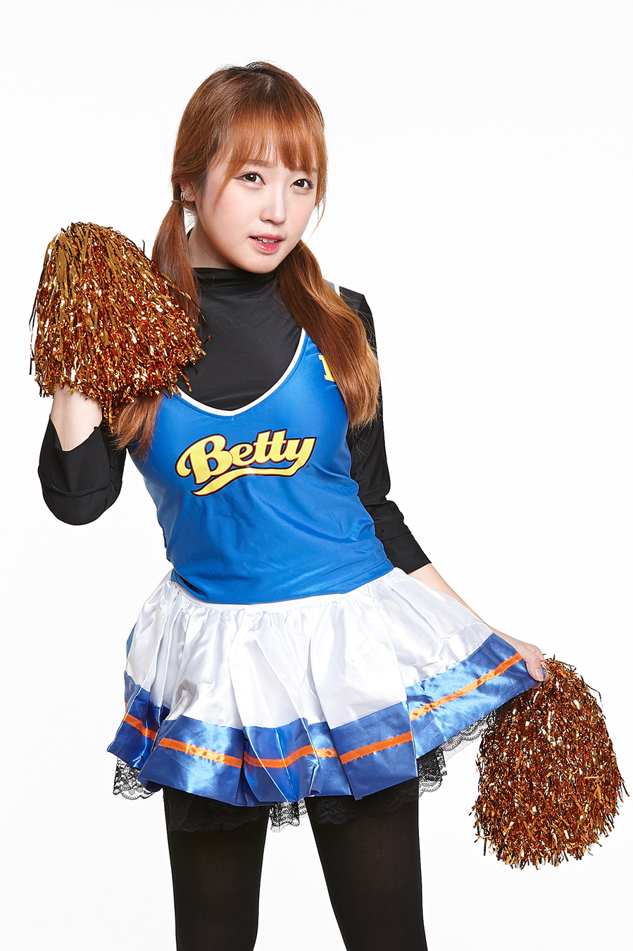 응원단여-블루블랙